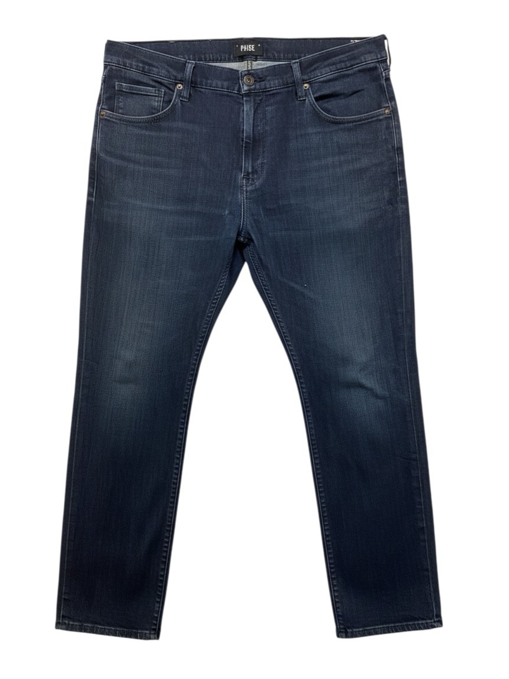 PAIGE Men's Federal Transcend Slim Straight Jeans Dark Wash Stretch Denim 42